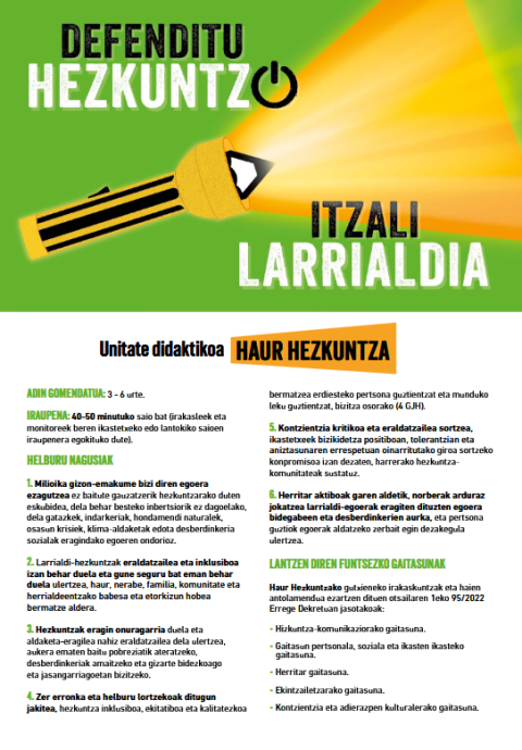 Infantil euskera