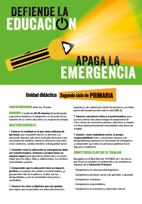 Segundo ciclo primaria