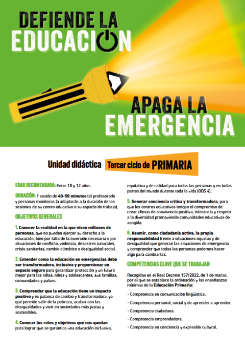 Tercer ciclo primaria